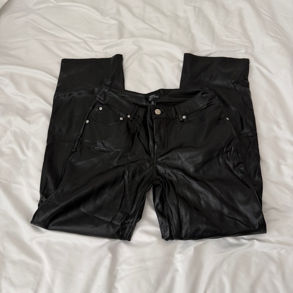 urban outfitters faux leather pants size 26 details: -mid rise -NWOT - Picture 1 of 3
